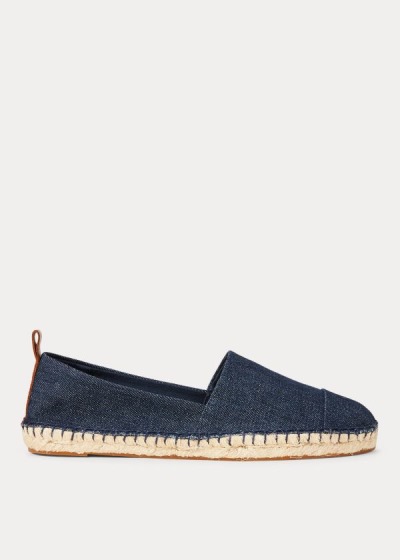 Ralph Lauren Dorian Denim Espadrillos Dame Danmark (AUGOL4067)